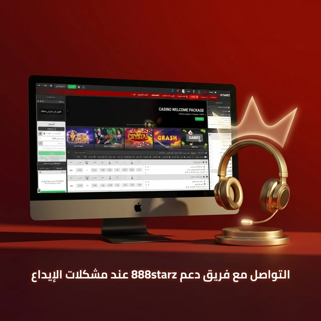 فريق دعم 888starz متاح 24/7 عبر الدردشة المباشرة والبريد الإلكتروني وتيليغرام لحل مشكلات الإيداع