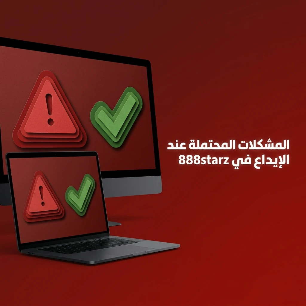 مشكلات الإيداع في 888starz وحلولها: رفض الدفع، تأخر الرصيد، تجاوز الحد، التحقق من الهوية