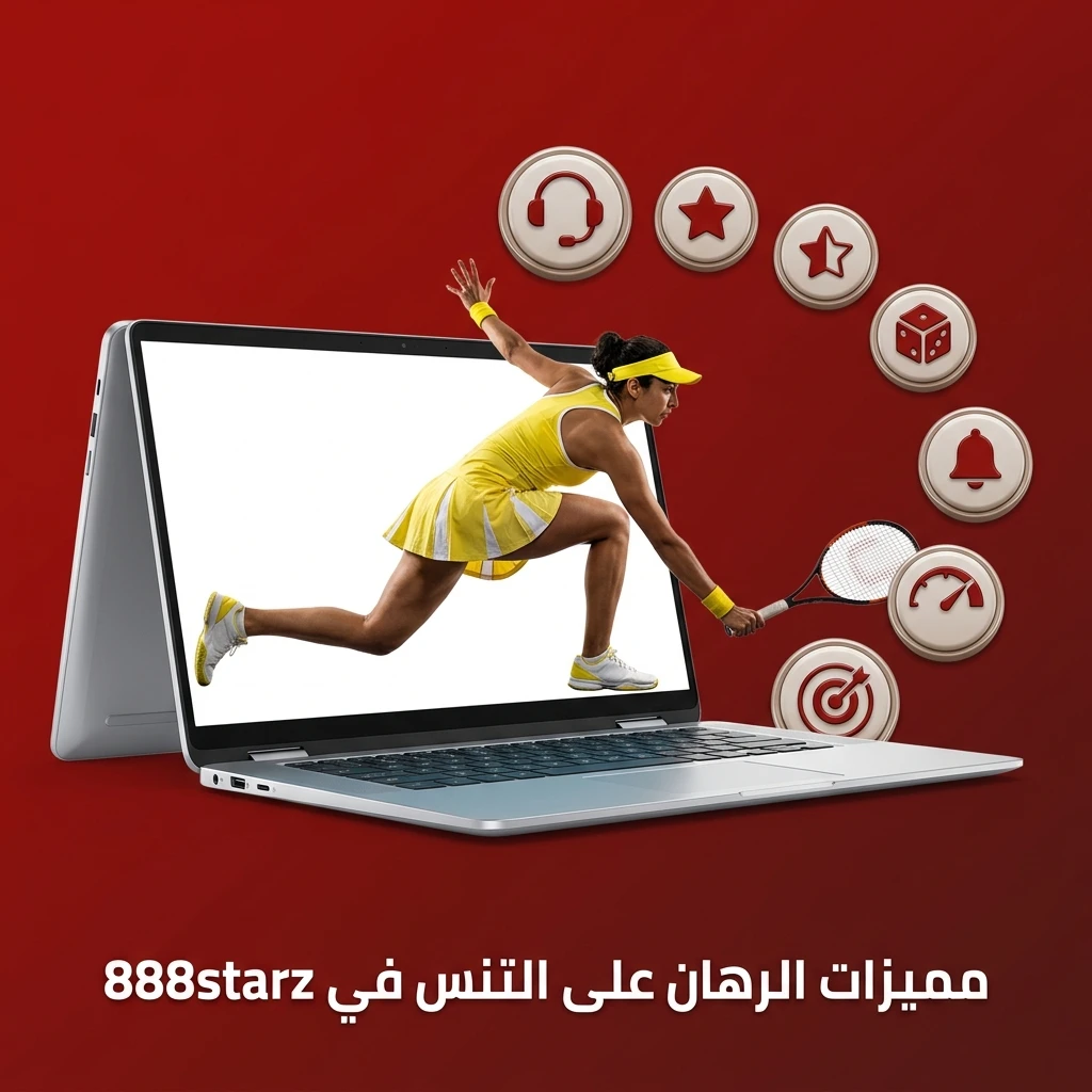 مميزات الرهان على التنس في 888starz من تغطية بطولات وأسواق متنوعة ورهانات مباشرة